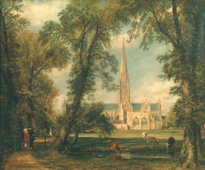 Salisbury Cathedral from the Bishop